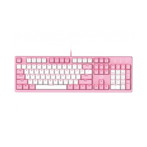 Bàn Phím cơ Dareu EK1280s Pink White (USB/Pink LED/Brown switch)