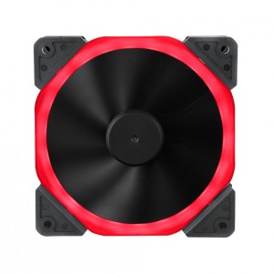 Fan case Sama Halo dual ring Red led 12cm (single: red)