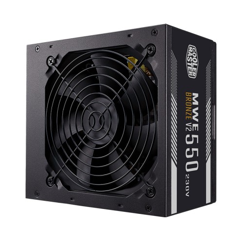 Nguồn máy tính Cooler Master MWE V2 230V 550 550W Plus Bronze  (80 Plus Bronze/Màu Đen) 
